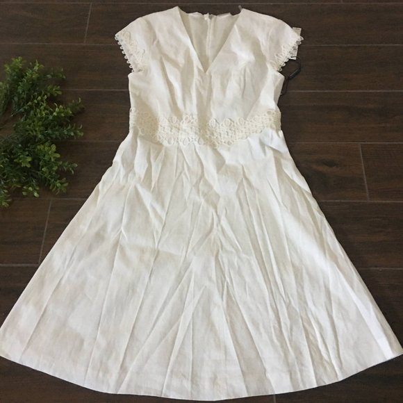 NWT $348 Elie Tahari Maia bride simple dress size - Picture 4 of 8